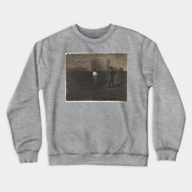 Peasants Crewneck Sweatshirt by GeorgesSeurat